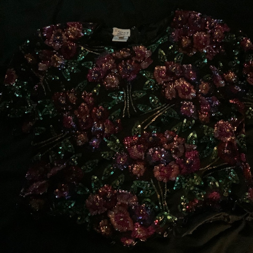 100% silk blouse